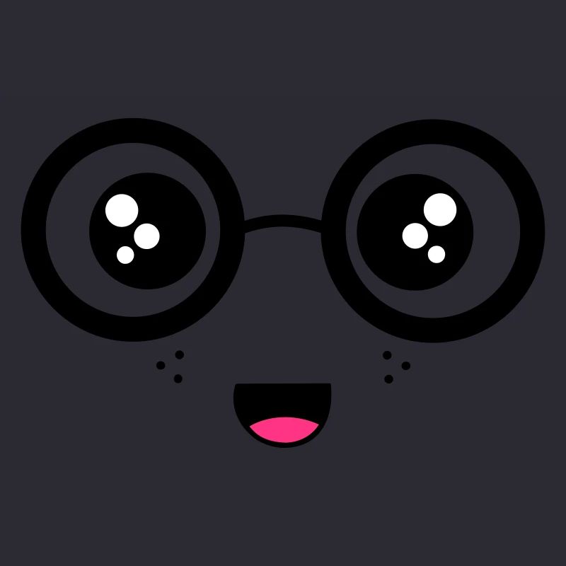 Visage nerdy