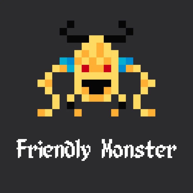 Monstre 8 bits (monstre amical)