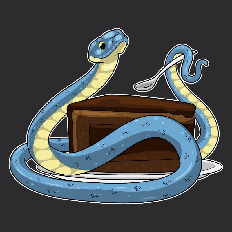Snake Birthday Cake