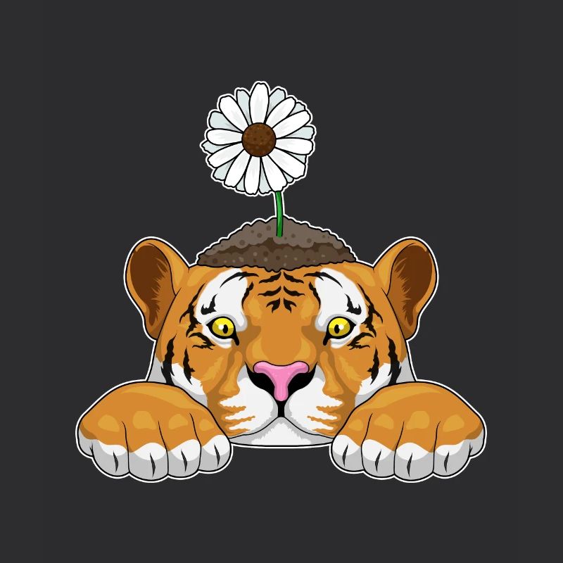 Tiger Gänseblümchen Blumen
