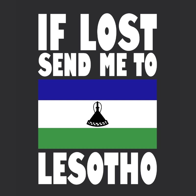 Lesotho Flag Saying