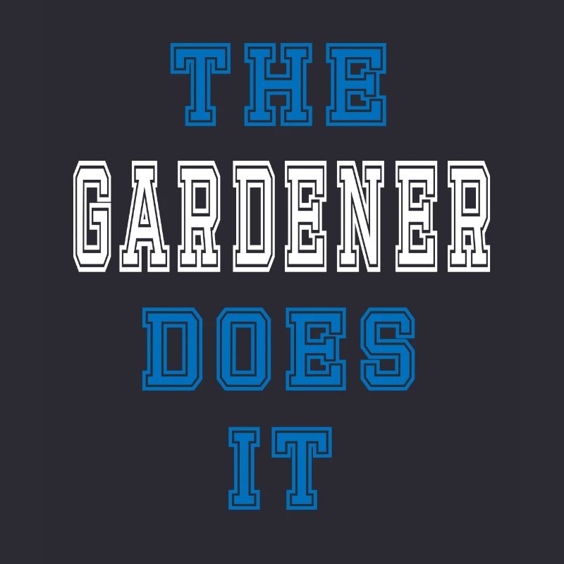The Gardener does it Gärtner Geschenk