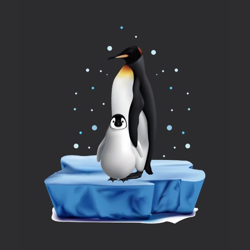 Conception de bébé pingouin