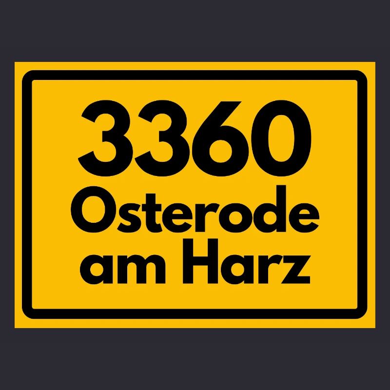 ANCIEN CODE POSTAL RETRO 3360 OSTERODE HARZ