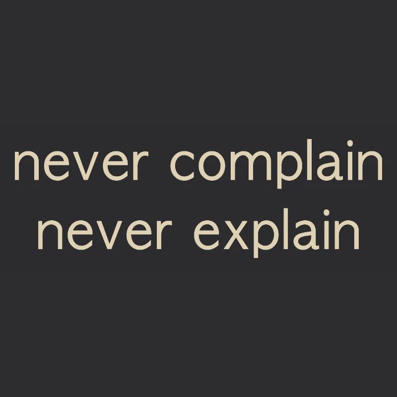 never