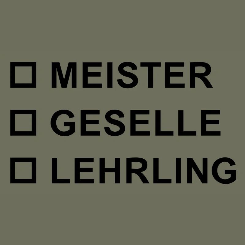 Master Journeyman Apprentice