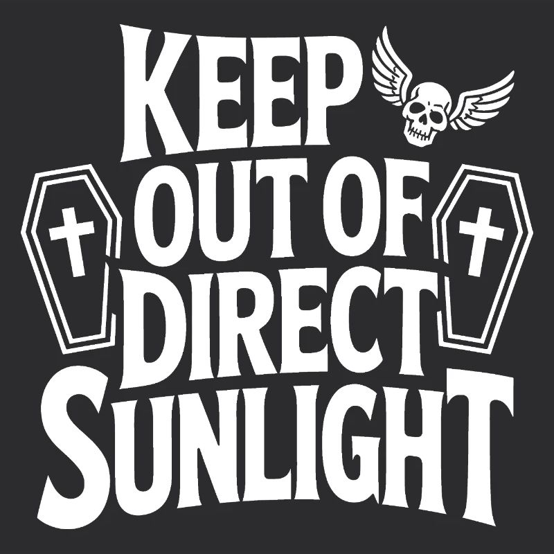 Tenir à l’abri de la lumière directe du soleil ! Vampire Goth Emo