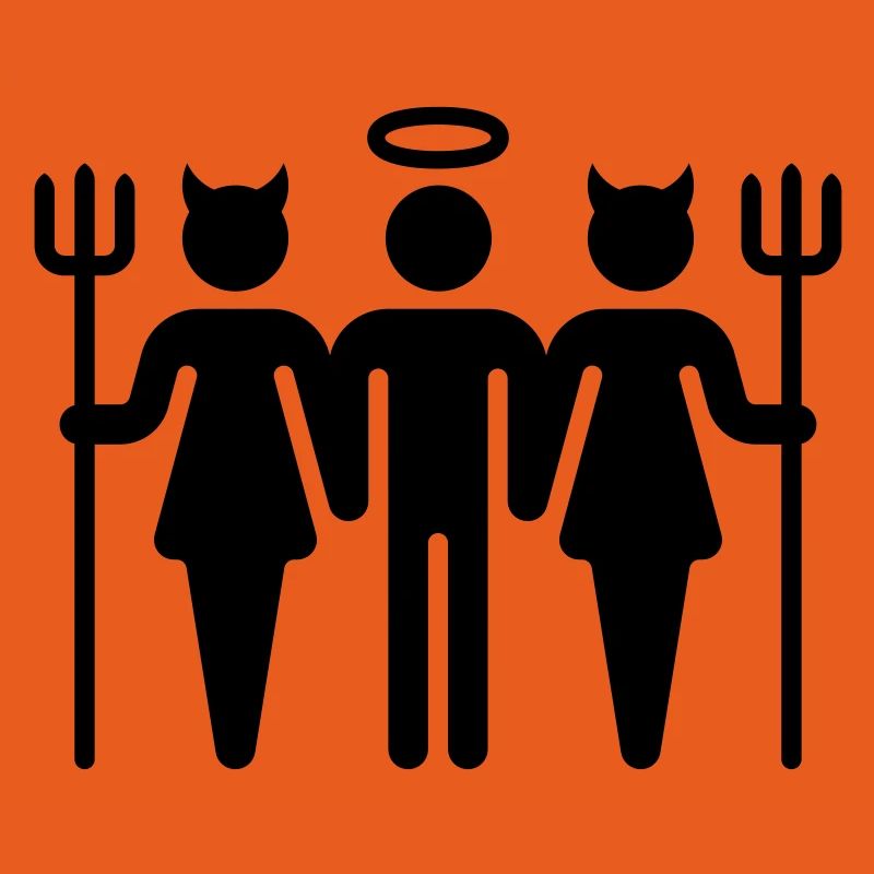 Teufel-Engel-Teufel / Devil-Cherub-Devil (M)
