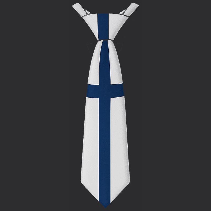 Cravate Finlande – Conception du drapeau