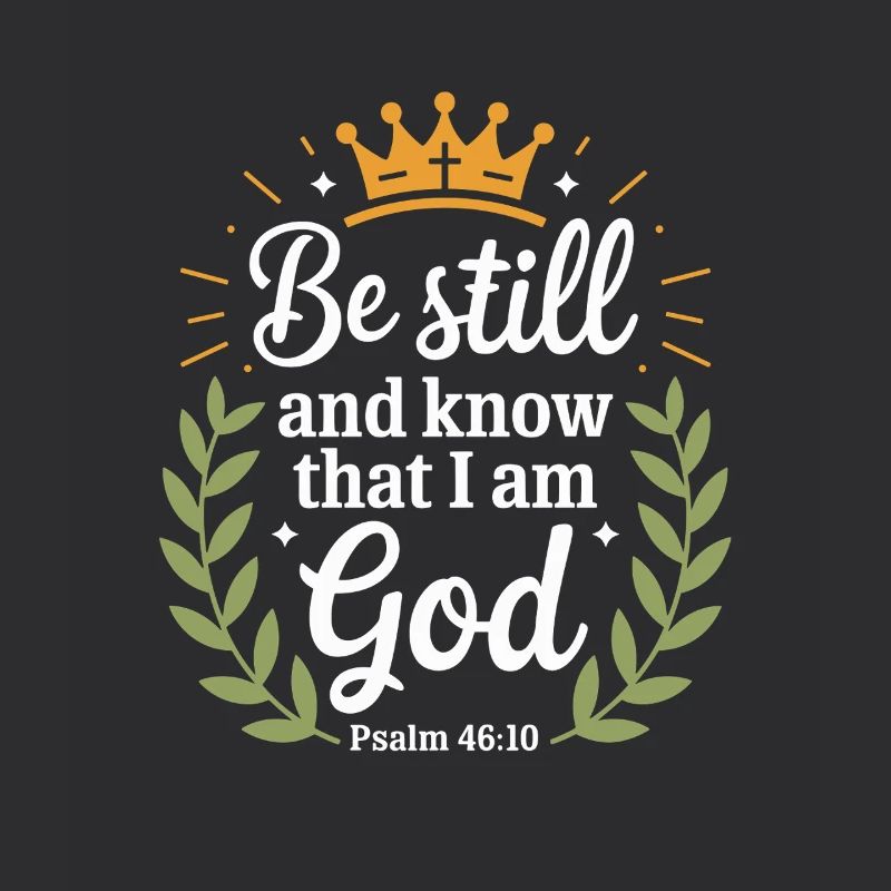  Sei Still Und Erkenne Dass Ich Gott Bin Psalm