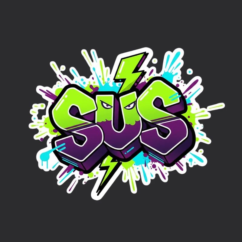 SUS Graffiti Neon Splash