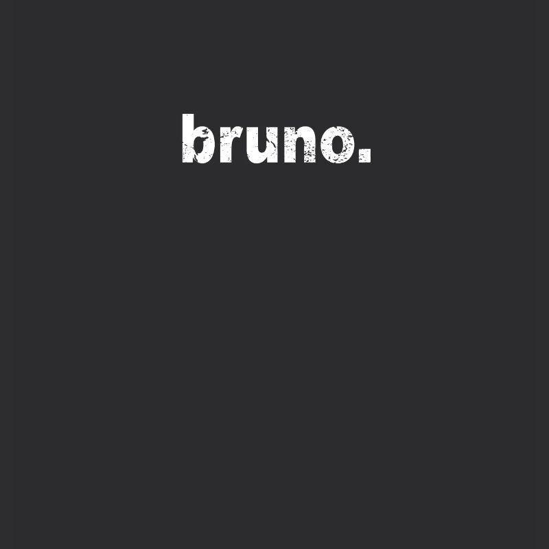 Geschenk Grunge Stil Vorname bruno