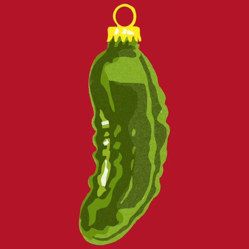 Weihnachtskugel " Saure Gurke"