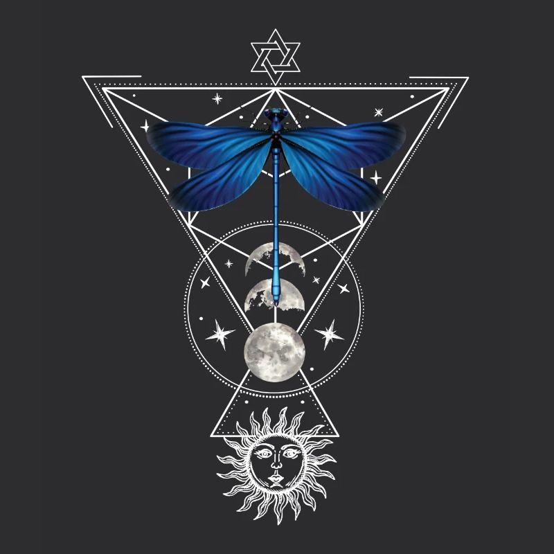 Occlusism Moon Phase Witchcraft Dragonfly Tarot