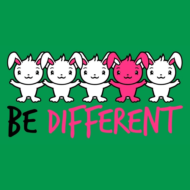 5 Bunny Friends Différence Soyez différent