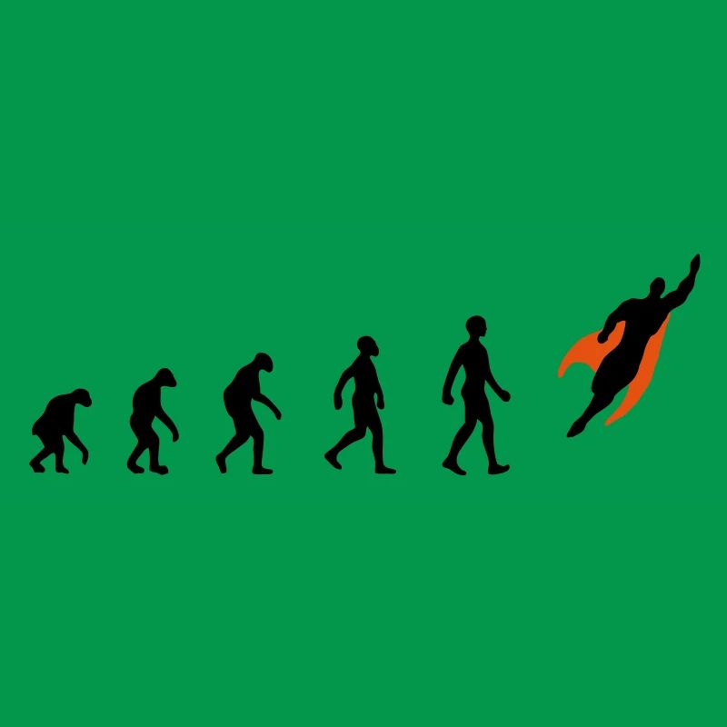 Evolution, super, hero, darwin, superhero, flying,
