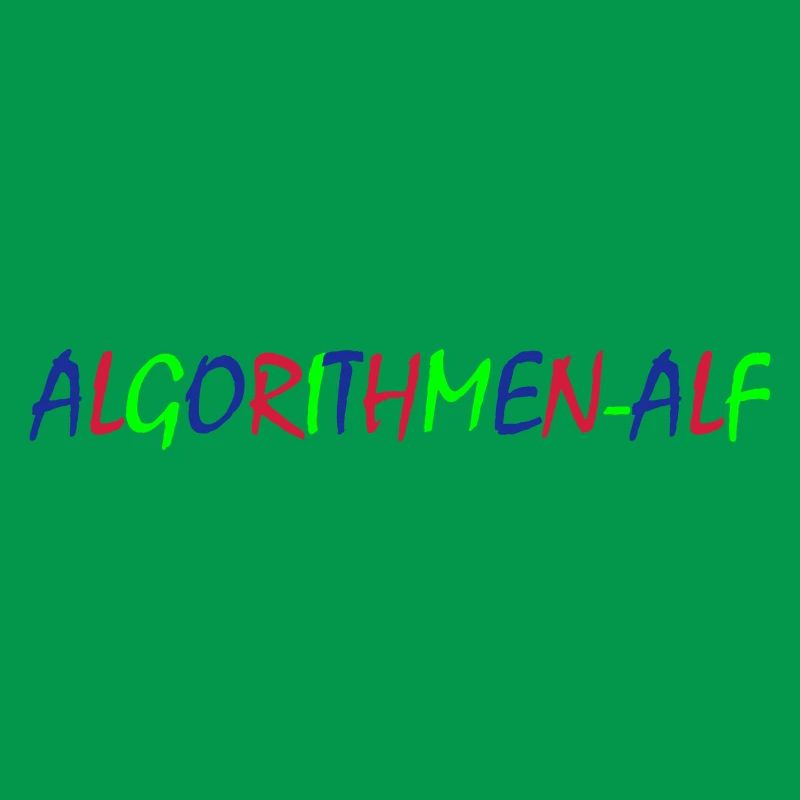 Algorithmen Alf – Bunte Typografie