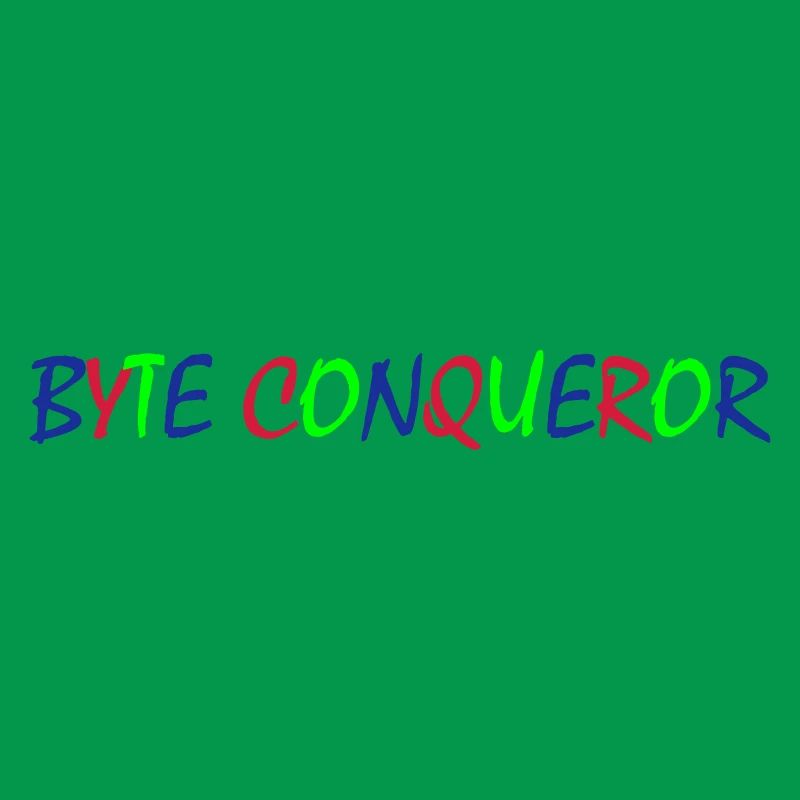 Byte Conqueror – Typographie colorée