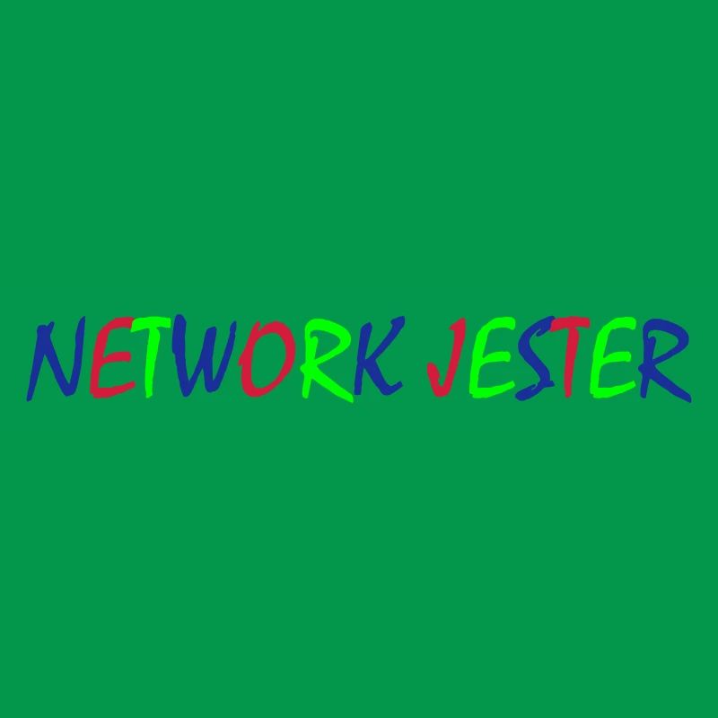 Network Jester – Typographie colorée