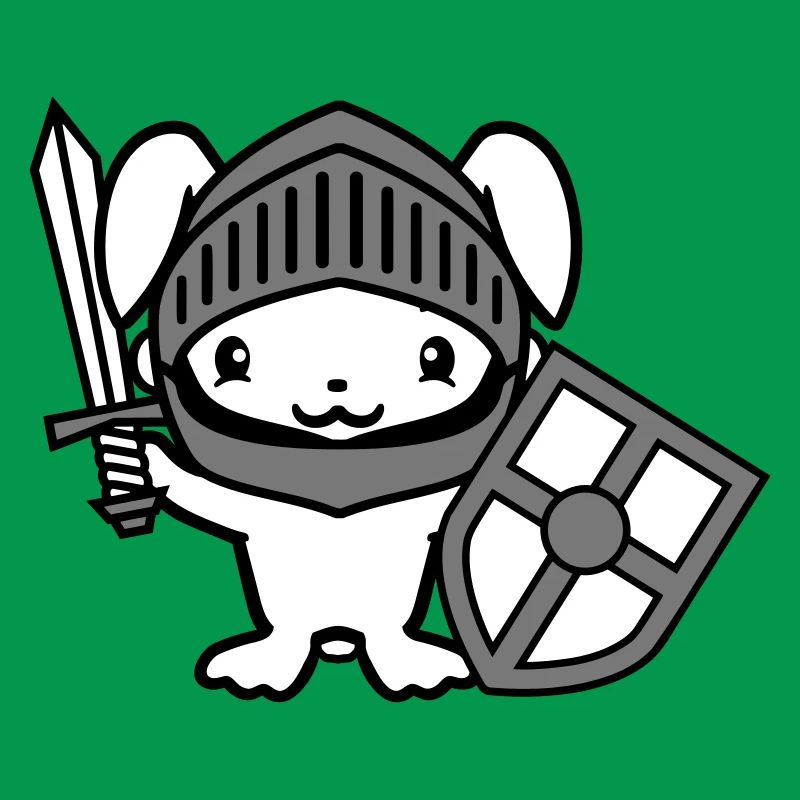 Rabbit Knight Sword Shield Armor Helmet Castle Hero
