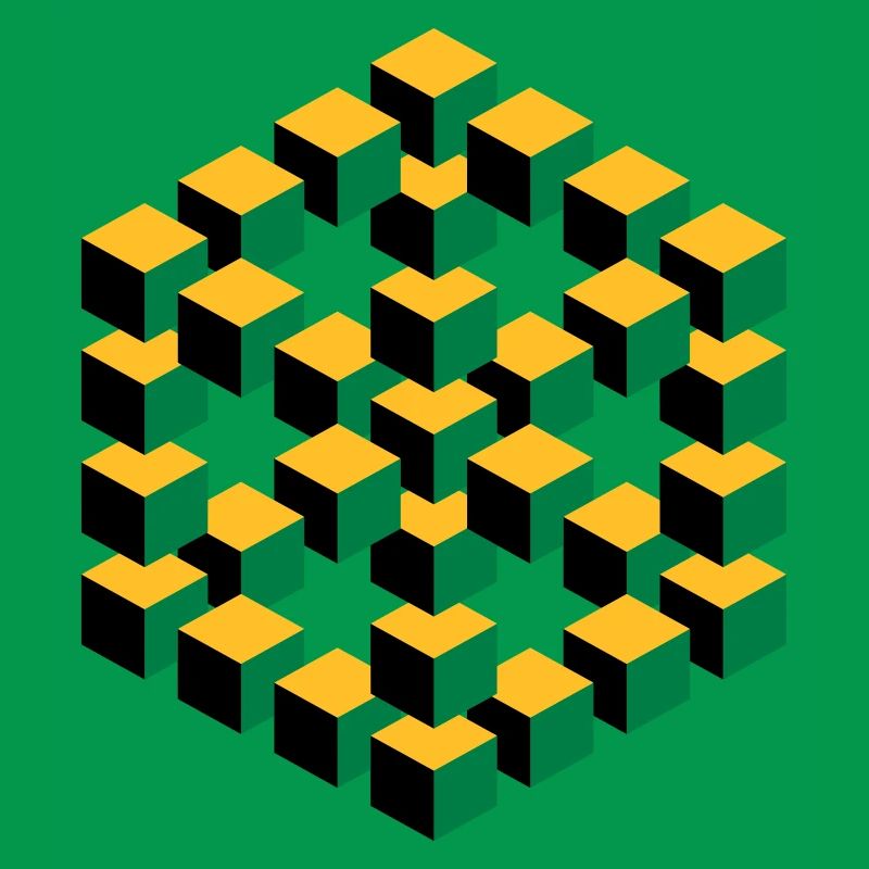 Figure impossible imagination géométrie cube Escher