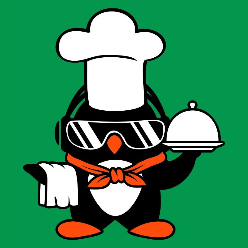 Penguin Chef Chef Chef Hat Lunettes de soleil de cuisson
