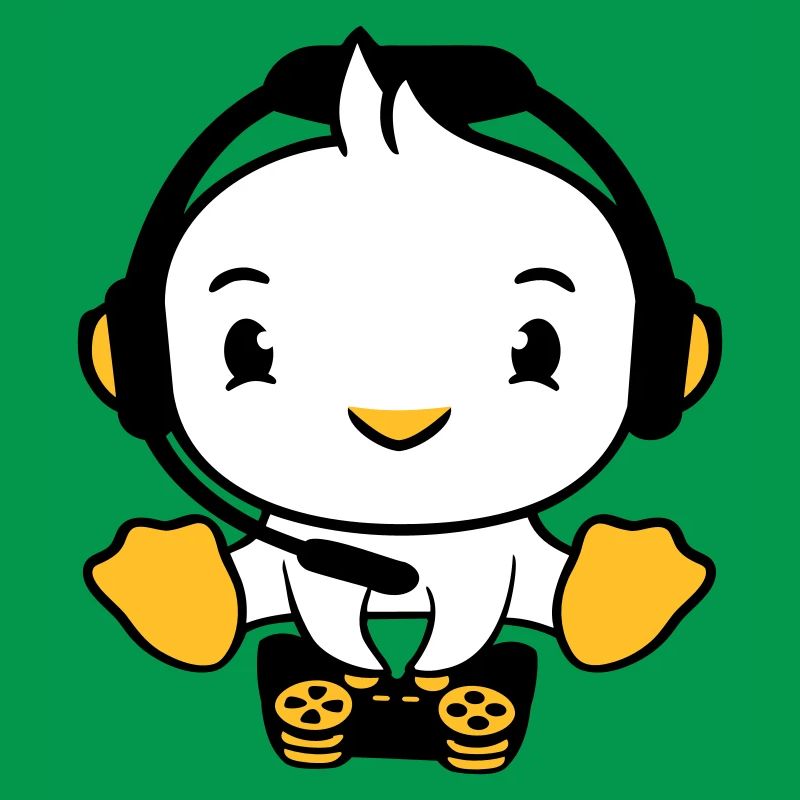 Duck Gamer Gaming Controller Casque Console Jeu