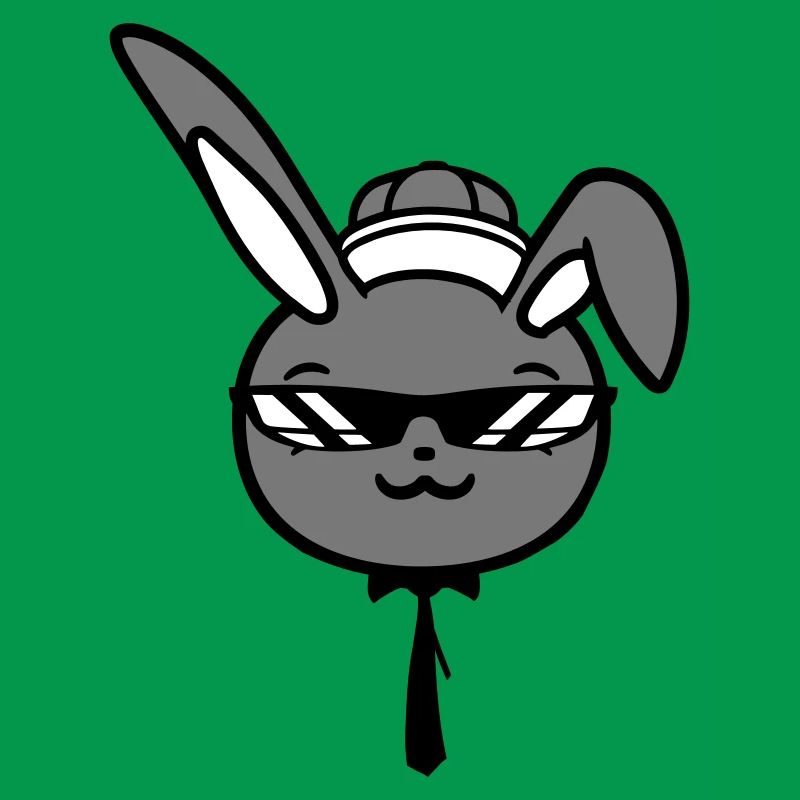 Lunettes de soleil lapin Cappy cravate Cool Hat Comic