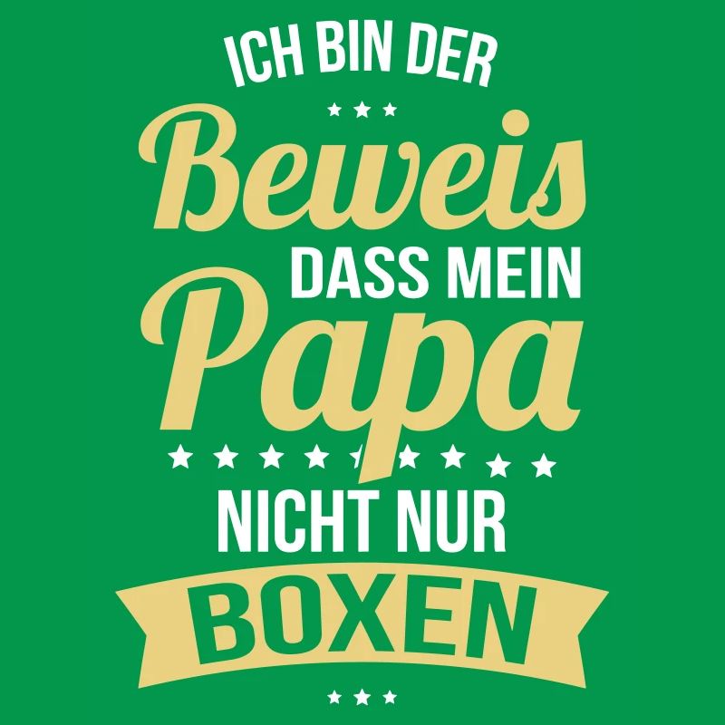 Je suis la preuve que mon papa ne se contente pas de boxer