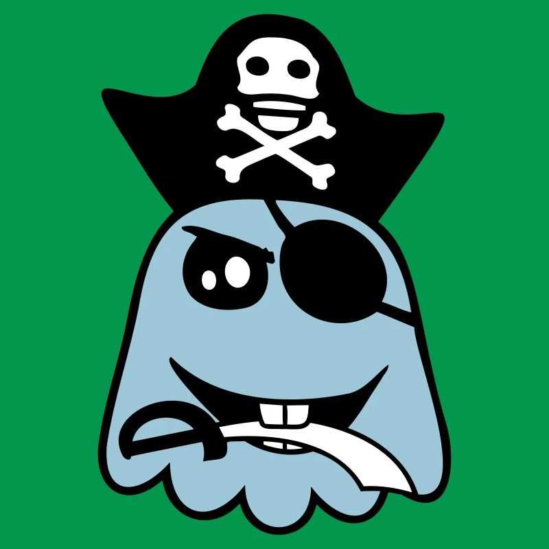 Pirate Ghost Funny Evil Ghost Halloween Fun