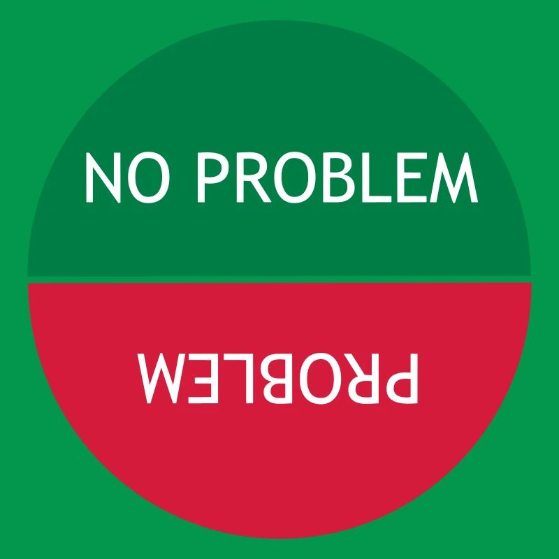 No problem vs Problem