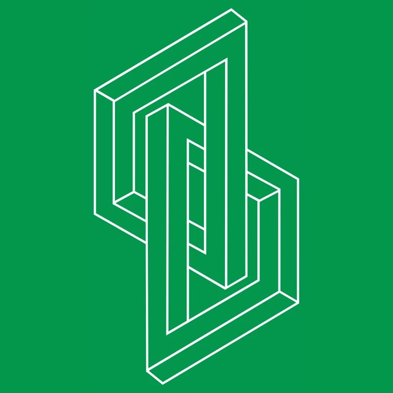 Optical Illusion - Impossible figure - Geometry