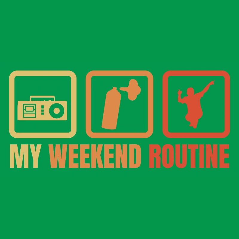 Break Dancer Wochenendroutine