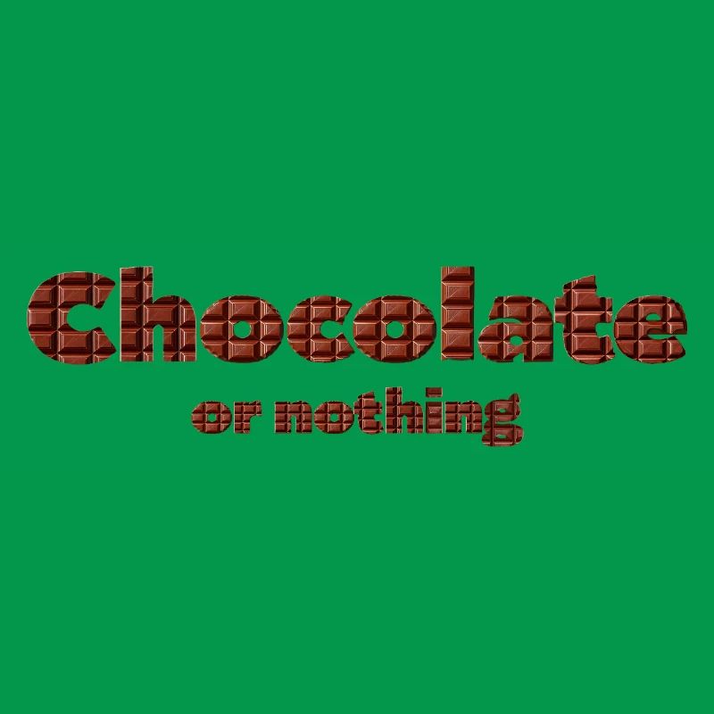 Chocolate pattern with 3D effect