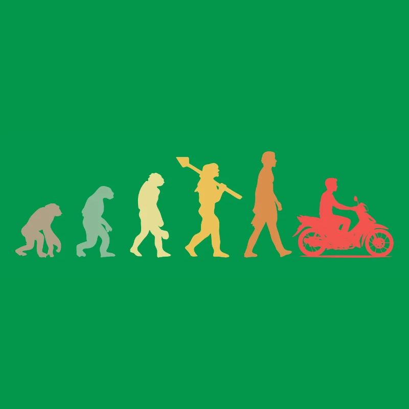  Evolution Moped Mofafahrer