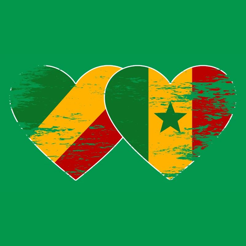 Drapeau Congo-Sénégal utilisé