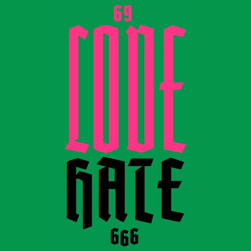 Gothic Neon CODE Vertical