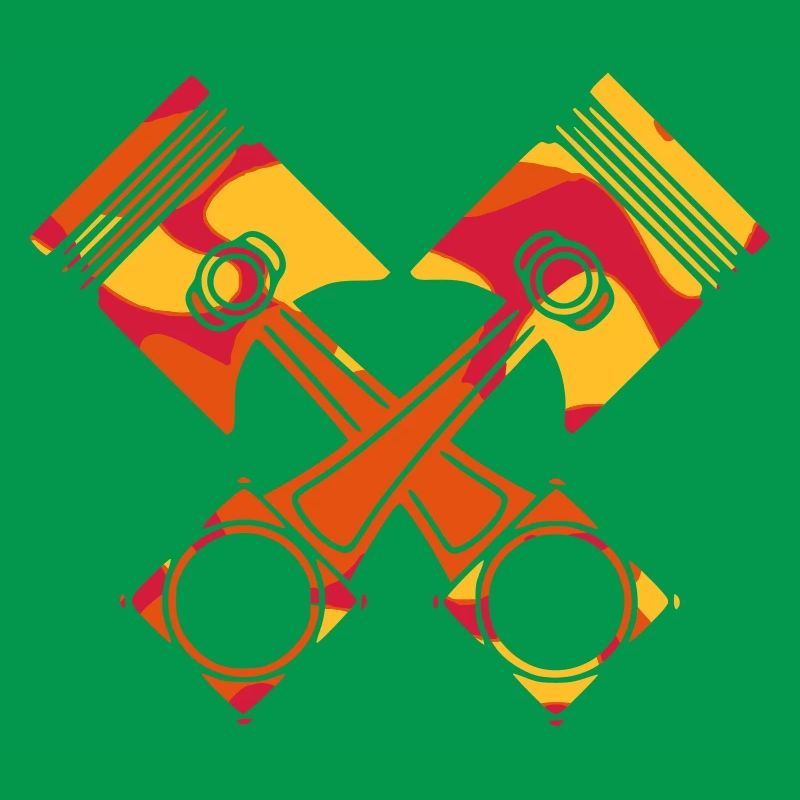 PISTON / FORCER / ENGINE / ENGINE CAMO / CAMOUFLAGE