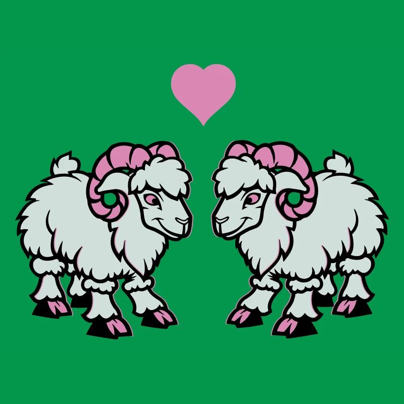 Sheep Comic Aries Love