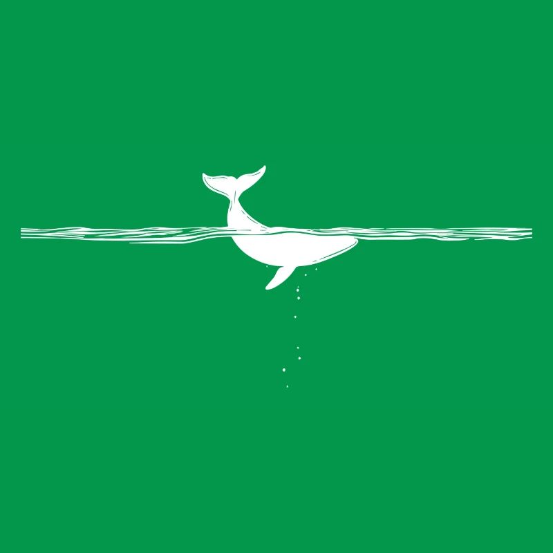 Queue de baleine 2 - Blanc