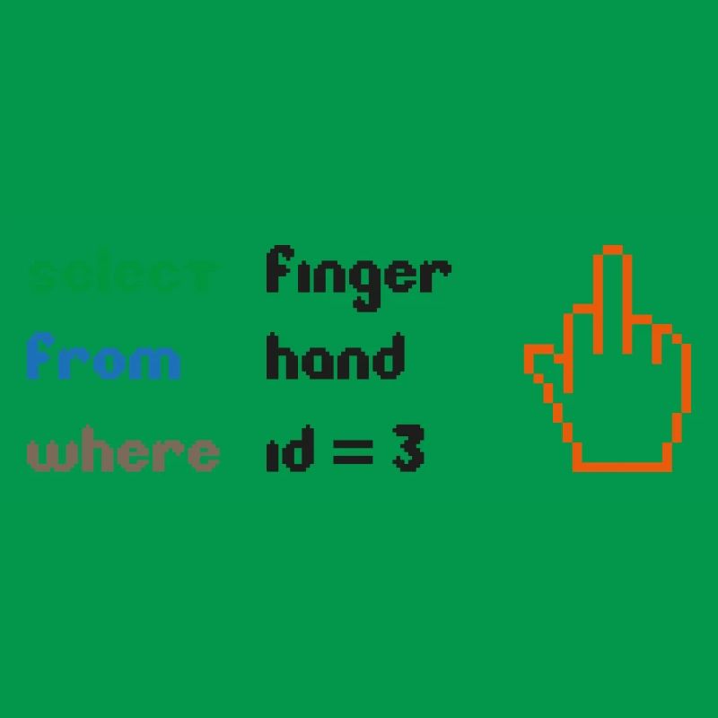 Funny SQL Query : un doigt d’honneur 8 bits pour les geeks