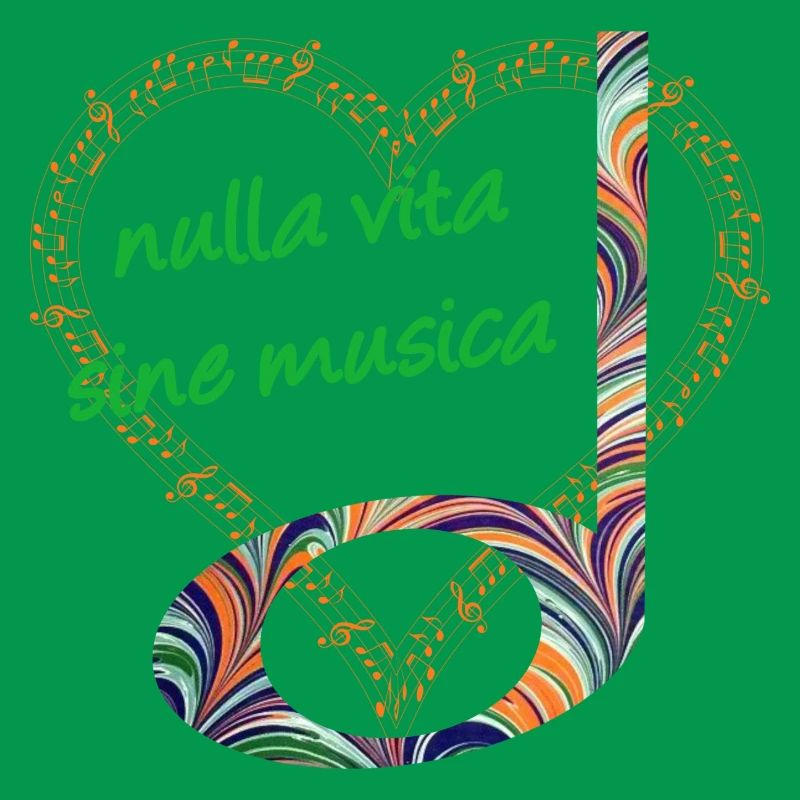 half note e 7 no life without music latin