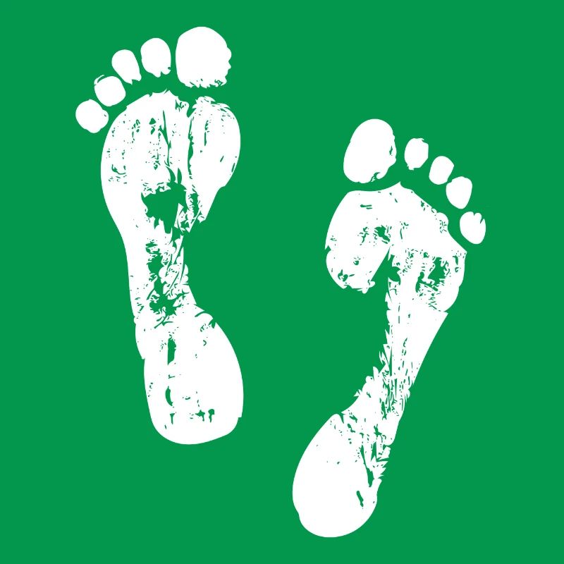 Empreintes de pas dans le sable