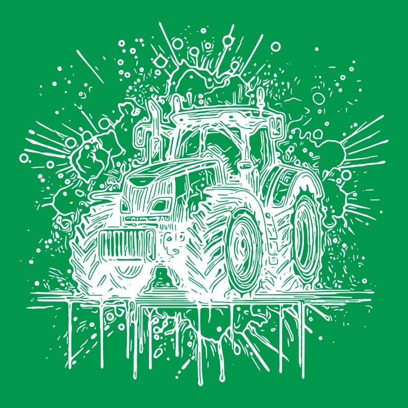 Ackerdesigner mit Traktor Feld Schlepper Experte