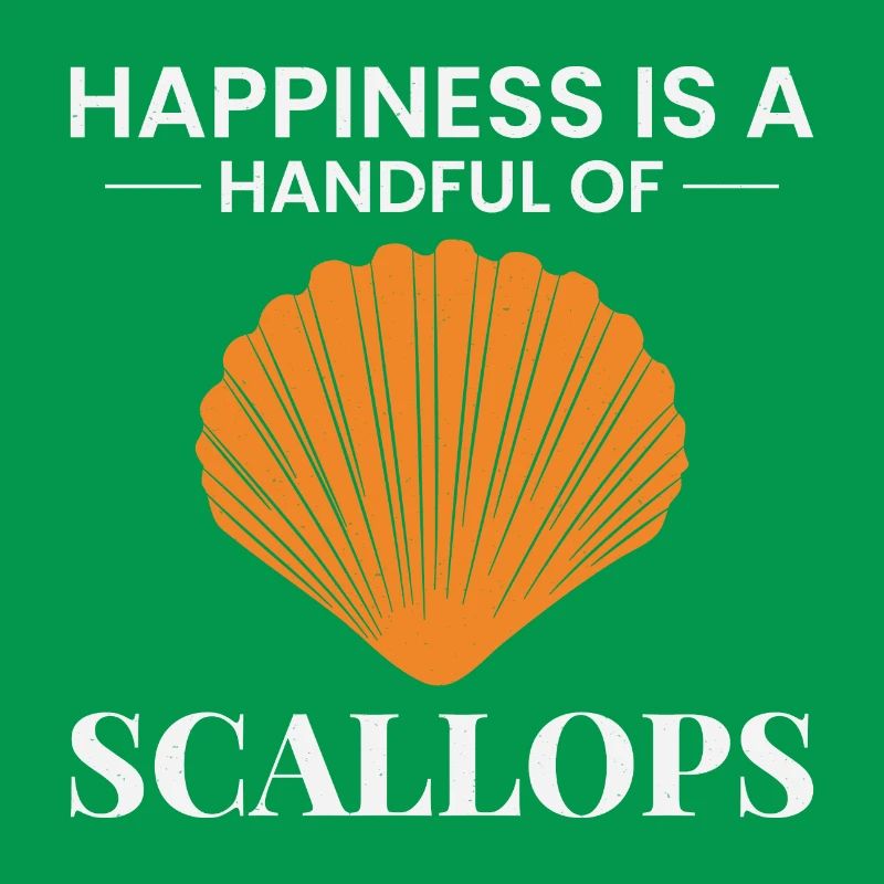 Scallop Seashells Collector Beachcomber Shellfish