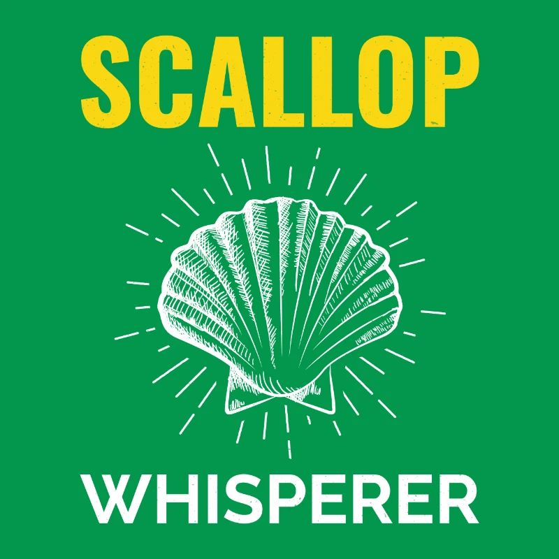 Scallop Seashells Collector Beachcomber Shellfish