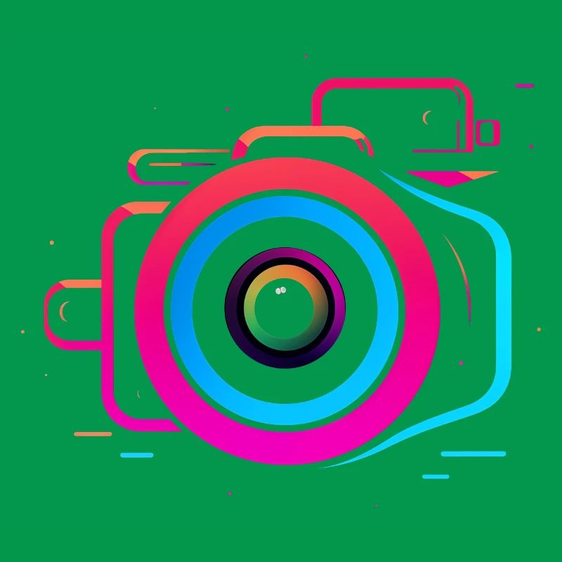 Caméra style Synthwave