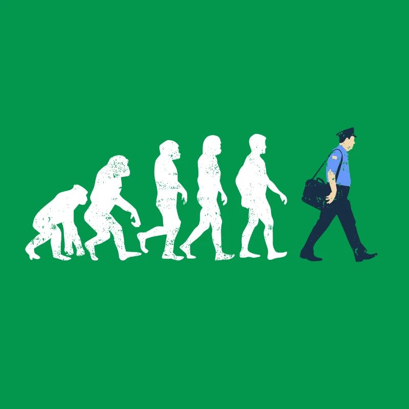 Postbote Evolution geschenk job beruf post brief