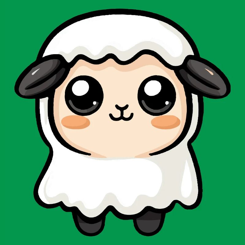 Sheep Halloween Comic Ghost