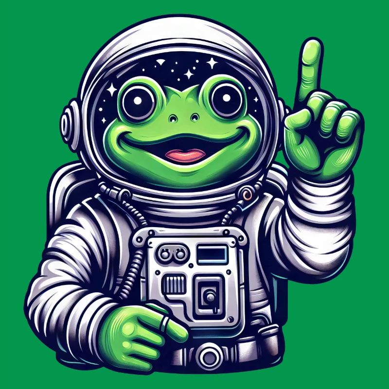 Astronaut Frog Toad Space Cosmonaut